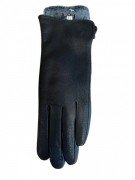 Перчатки женские кожаные S-011 р. 8 Черный