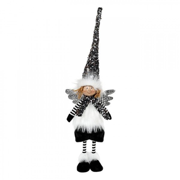 Фігурка м'яка новорічна Flora Ангел Хлопчик 60 см. 11926