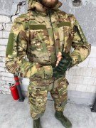 Осенний мужской тактический костюм с наколенниками Мультикам, размер XL