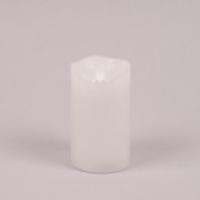 Свеча LED белая Flora D-7,5 см. H-12.5 см. 26171