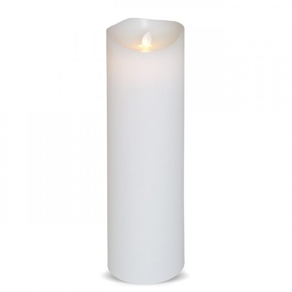 Свеча LED белая Flora D-7,5 см. H-23 см. 34470