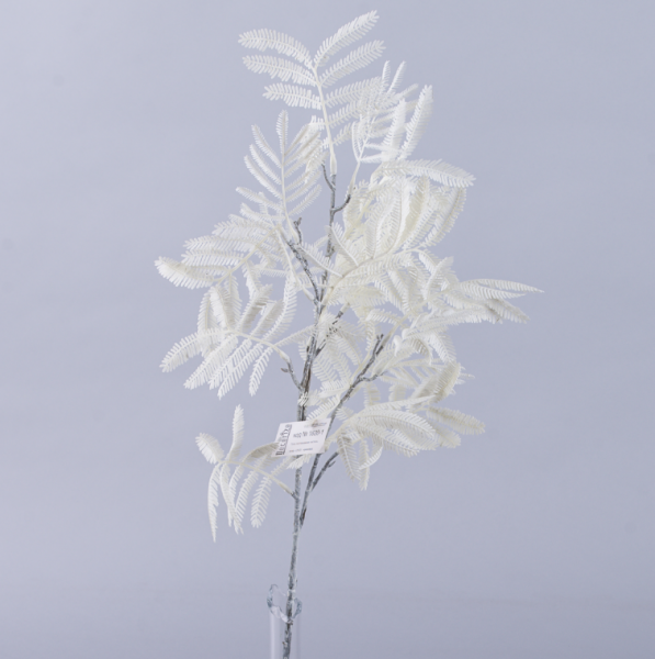 Ветка листья мимозы (cr-01 - кремовая) 1620-1