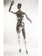 Манекен Hoz женский с зеркальной поверхностью FE-7S (серебро)