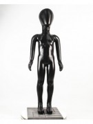 Манекен Hoz детский черный безликий 100 см с креплением к подставке MN-3474