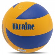 Мяч волейбольный Zelart UKRAINE VB-7200 №5 PU клееный
