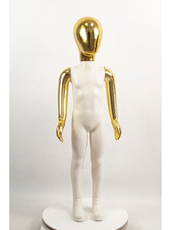 Манекен Hoz дитячий пластиковий, білий (золото) 100 см MN-3431