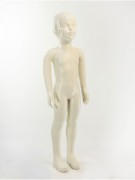 Манекен Hoz детский белый матовый с лицом девочки 100 см с креплением к подставке MN-1433