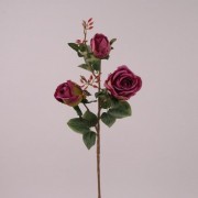 Ветка Розы фиолетовая Flora 71834