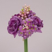 Букет Микс темно-фиолетовый Flora 71609