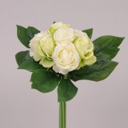 Букет Роз бело-зеленый Flora 71611