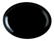 Блюдо 33 см Luminarc Friends Time Black овальне чорний склокераміка арт. M0065