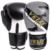 Перчатки боксерские кожаные SP-Planeta VL-2229 14 унций черный