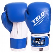 Перчатки боксерские кожаные SP-Planeta VL-2210 10 унций синий