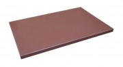 Доска разделочная гладкая коричневая 60x40x2 см Helios 7925 пластик