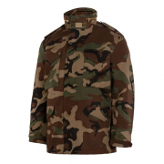 Куртка з теплою підстібкою mil-tec m65 10315020 woodland XL