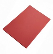 Доска разделочная красная 400х300х180мм Helios 6935/2 пластиковая