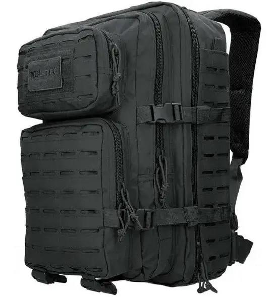 Тактичний рюкзак mil-tec 14002702 assault laser cut 36l black