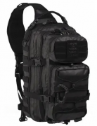 Тактичний однолямковий рюкзак mil-tec 14059288 tactical black one strap large 29l