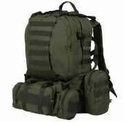 Тактический рюкзак с разгрузкой mil-tec 14045001 defense pack assembly 36l olive