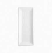 Тарілка прямокутна Extra white 355*205мм Helios W172 порцеляна