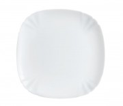 Тарелка десертная 21 см Luminarc Lotusia квадратная белая стеклокерамика арт. H1505/N3620