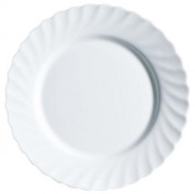 Тарелка обеденная 24,5см Luminarc Trianon белое ударопрочное стекло арт. H3665/D6890