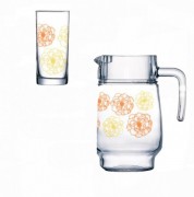 Набір для напоїв Big Flower Orange 7 предметів Luminarc Q5618