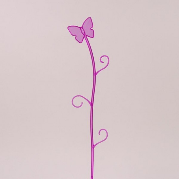Підпірка для орхідей Метелик малиновий Flora 82090