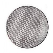 Тарелка обеденная LOS`K Papercut Grey 27 см серый керамика арт. LO480-3B-012-D`&pid=