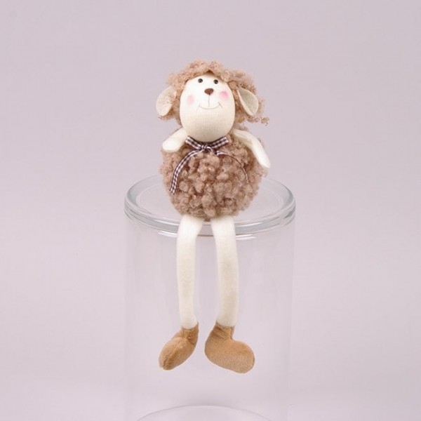 Декоративна іграшка Баранець 28 см. (ціна за 1 шт.) Flora 44193