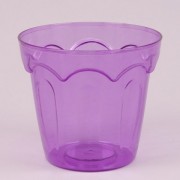 Горшок пластмассовый для орхидей Колизей фиолетовый Flora 18см.82071