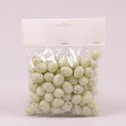 Яйца декоративные кремовые для пасхальных композиций 1.8х2.5 см. (96 шт.) Flora 44113