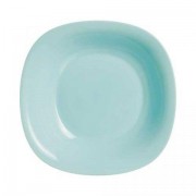 Тарелка суповая 21 см Luminarc Carine Light Turquoise бирюзовая стеклокерамика арт. P4251