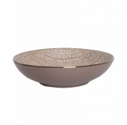 Тарелка суповая LOS`K Linen impression 20см коричневая керамика арт. LO440-1B-009-SP4`&pid=