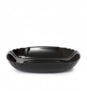 Тарелка суповая 20,5 см Luminarc Lotusia Black квадратная черная стеклокерамика арт. P7064