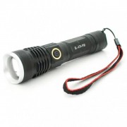 Ліхтарик Bailong BL-A79-P50, 3 режими, Zoom, алюміній, акум 18650, USB кабель, BOX
