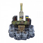 MS Украинский БМП-1 декоративная подставка для алкоголя, тематический Мини Бар М-26723