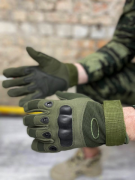 Тактические перчатки MSDROP с пальцами олива L
