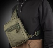 Тактическая сумка MSDROP с кобурой хаки