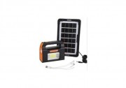 Солнечная зарядная станция + LED фонарь Junai JA-2007 с лампочками + Power Bank