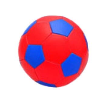М'яч футбольний BAMBI EV-3165 Red-Blue