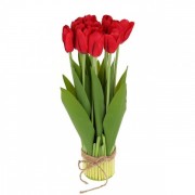 Композиция-букет Flora с тюльпанов красная 37 см. 42041