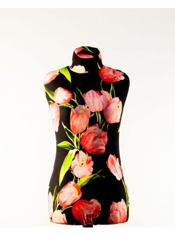 Манекен Hoz Віка 44 дизайнерський у весняному чохлі з тюльпанами.
