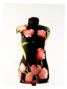 Манекен Hoz Вика 42 дизайнерский в весеннем чехле с тюльпанами MN-1910