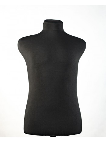 Манекен Hoz чоловічий для шиття в чорній тканині П'єр 48 розмір MN-1753