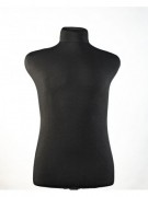 Манекен Hoz мужской для шитья в черной ткани Пьер 48 размер MN-1753