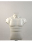 Манекен Hoz мужской пластиковый белый Рома с креплением для треноги MN-2149
