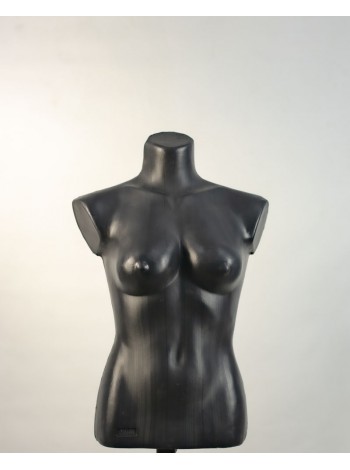 Манекен Hoz жіночий чорний пластмасовий Маша з кріпленням для триноги