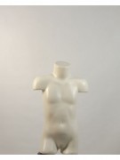 Манекен Hoz выставочный пластиковый детский белый с креплением для треноги MN-3021