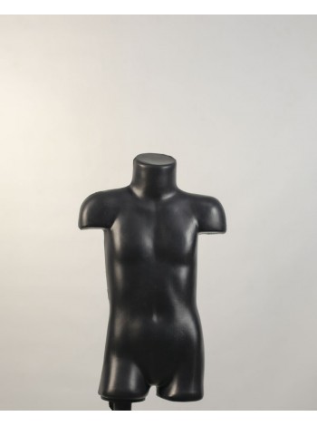 Манекен Hoz виставковий пластиковий дитячий чорний з кріпленням для триноги MN-1631